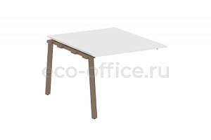 Проходной наборный элемент переговорного стола METAL SYSTEM STYLE БА.ППРГ-1 Белый / Мокко металл фото
