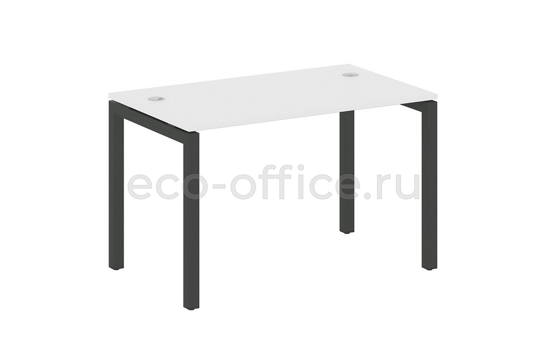 Стол письменный METAL SYSTEM QUATTRO 5x5 50БП.СП-2 Белый / Антрацит металл купить в Москве