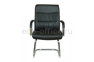 Конференц-кресло RV Chair ATOM 9249-4 Чёрная экокожа фото