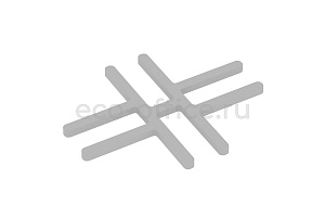 Комплект соединителей Х-образных (2шт.) R-LINE SOFT AP.S-XO Серый металл фото