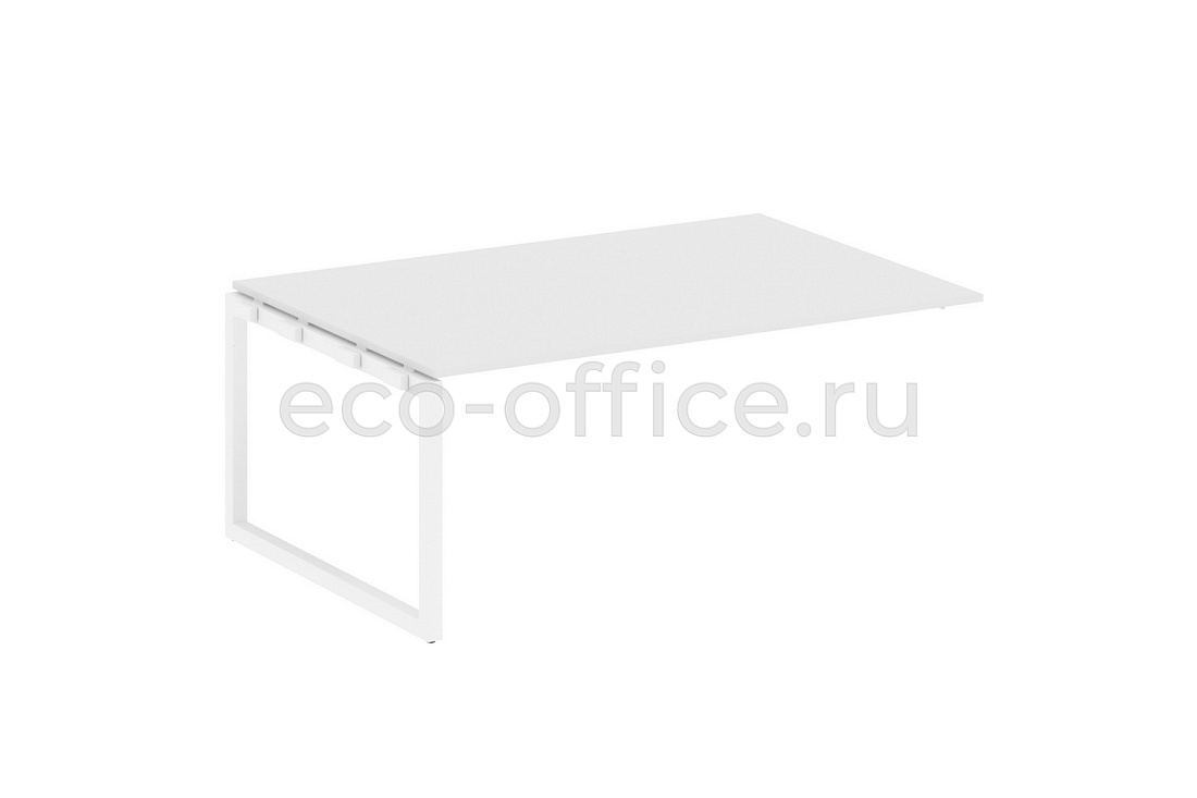 Проходной наборный элемент переговорного стола METAL SYSTEM QUATTRO 5x5 50БО.ППРГ-5 Белый / Белый металл  стоимость