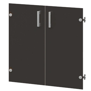 Комплект стеклянных дверей Protech А-302.С.Ф Тонированный фото