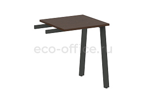 Приставной элемент на А-образном м/к METAL SYSTEM STYLE БА.ПР-1 Венге Цаво / Антрацит металл фото
