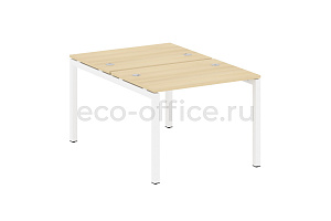 Рабочая станция METAL SYSTEM QUATTRO 5x5 50БП.РАС-СП-2.1 Акация Лорка / Белый металл фото