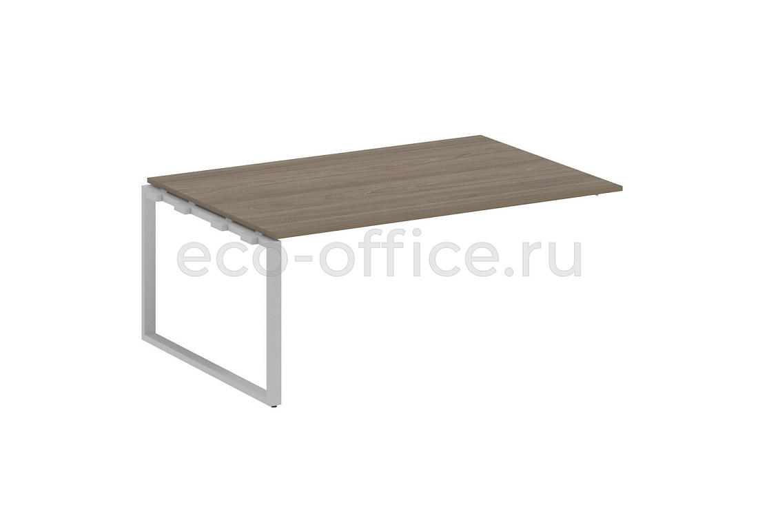 Проходной наборный элемент переговорного стола METAL SYSTEM STYLE БО.ППРГ-5 Вяз Благородный / Серый металл  стоимость