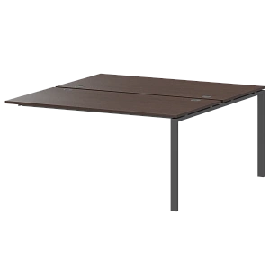 Модуль двойной на 2 рабочих места Protech АМБЭ-002 Дуб венге/Антрацит фото