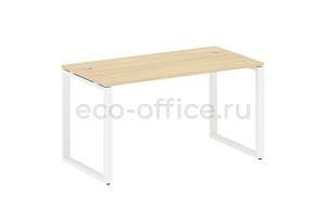 Стол письменный METAL SYSTEM STYLE БО.СП-3 Акация Лорка / Белый металл фото