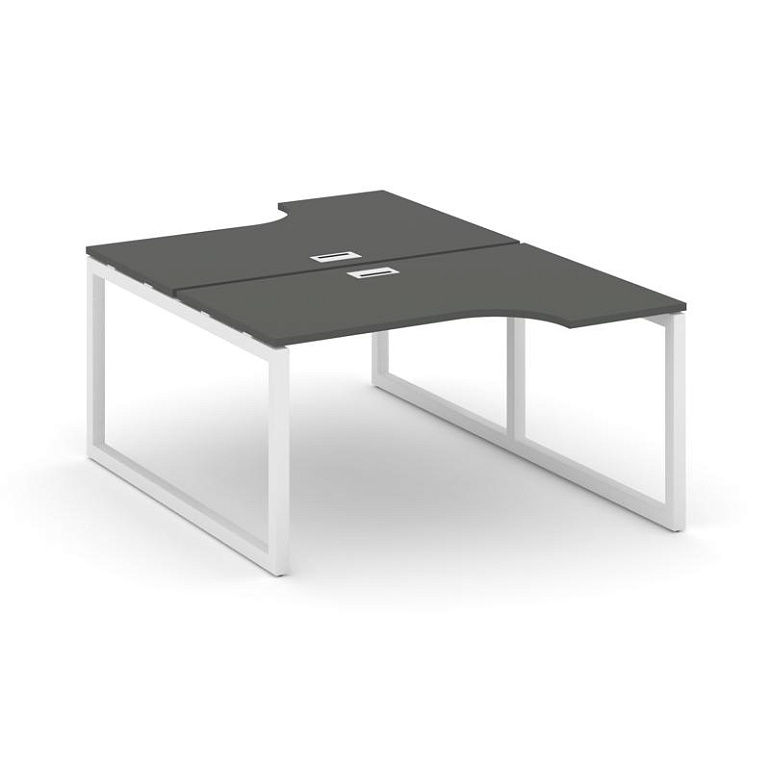 рабочая станция эргоном. style project sn-5o.drpa-021 антрацит/металл белый фото