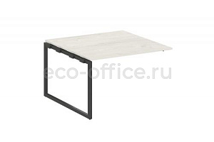 Проходной наборный элемент переговорного стола METAL SYSTEM QUATTRO 4x4 40БО.ППРГ-2 Дуб Наварра / Антрацит металл фото