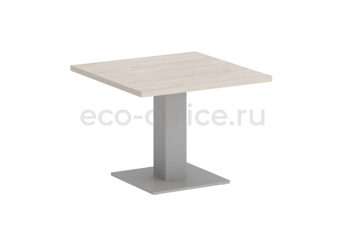 Стол журнальный квадратный VR.SP-5-60.2G grey Денвер Светлый / Серый металл  стоимость
