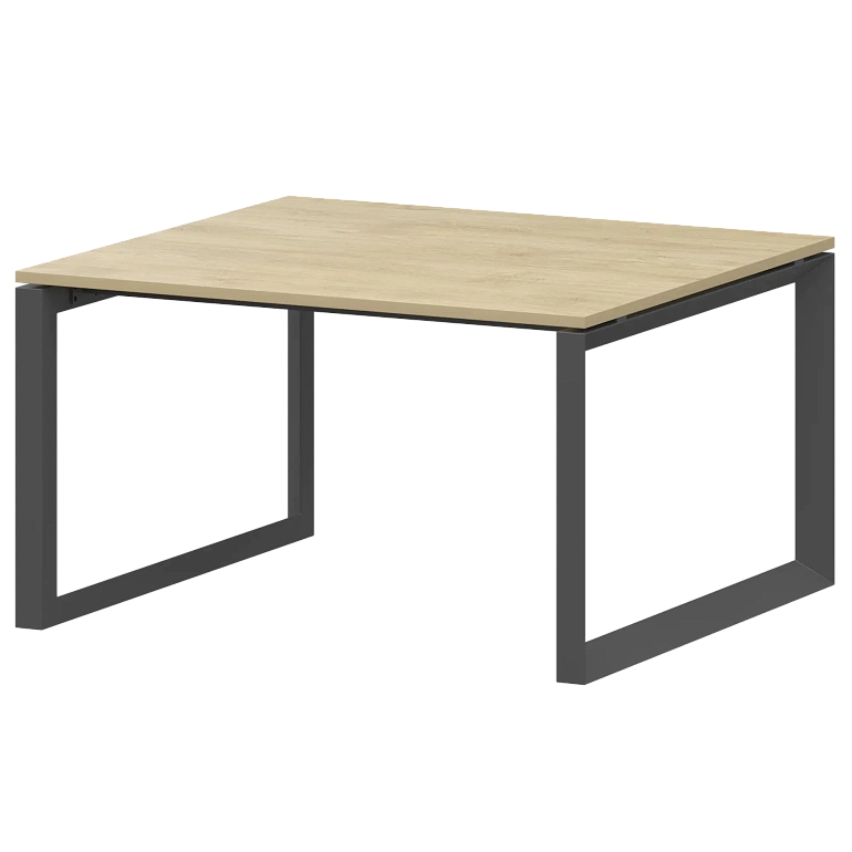 стол переговорный на металлокаркасе protech нтмп.о.120.11 баттл рок/антрацит фото