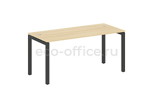 Стол письменный METAL SYSTEM QUATTRO 5x5 50БП.СП-4 Акация Лорка / Антрацит металл фото