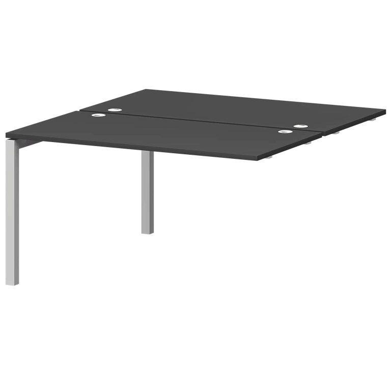 модуль двойной универсальный на металлокаркасе protech смс2-п-10к.149э.пр50 графит/белый фото