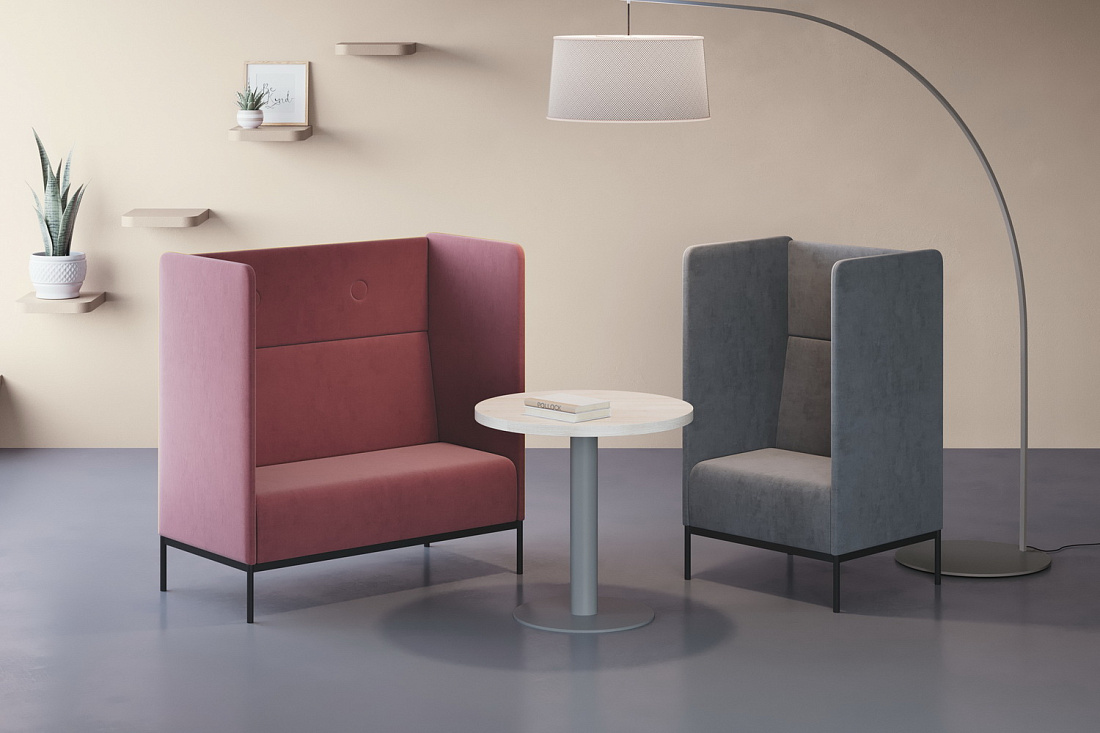 мягкая мебель andorra чёрная экокожа фото