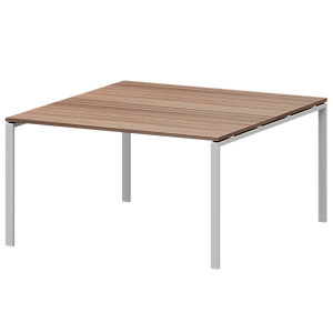 Стол переговорный на металлокаркасе Protech АМП-002.123 Темный шимо/Белый фото