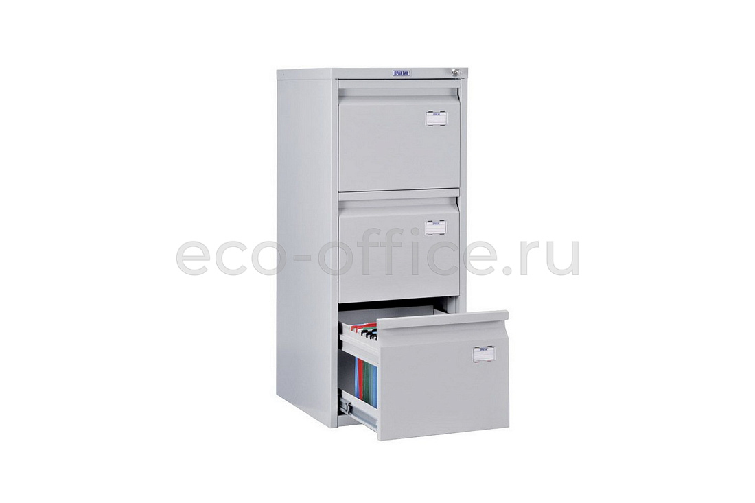 Шкаф картотека ПРАКТИК А-43 Серый RAL 7038  стоимость