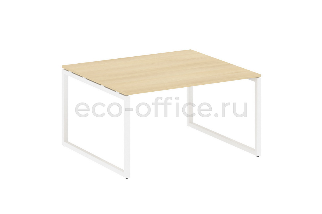 Стол переговорный (1 столешница) METAL SYSTEM QUATTRO 4x4 40БО.ПРГ-1.3 Акация Лорка / Белый металл  стоимость