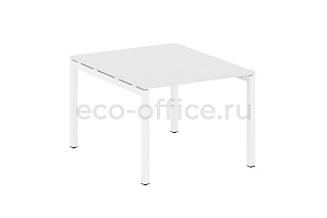 Стол переговорный (1 столешница) METAL SYSTEM QUATTRO 5x5 50БП.ПРГ-1.1 Белый / Белый металл фото