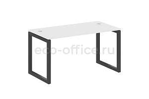 Стол письменный METAL SYSTEM QUATTRO 5x5 50БО.СП-3 Белый / Антрацит металл фото