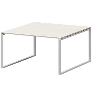 Стол переговорный на металлокаркасе Protech АМП.О-003.123 Ясень шимо/Белый фото
