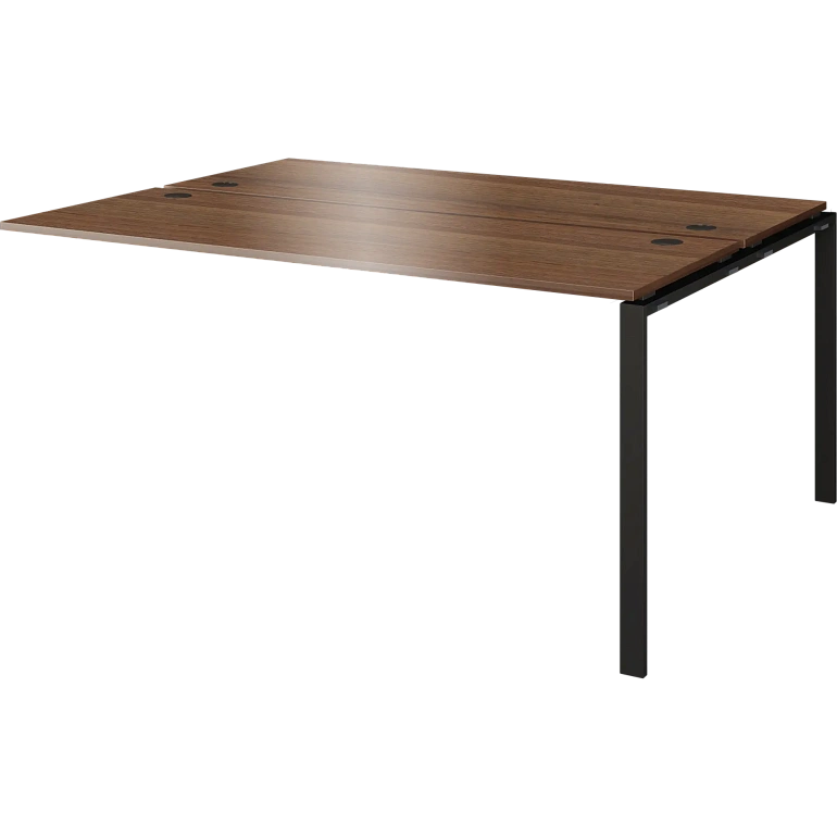 модуль двойной на 2 рабочих места protech амбэ-003 орех/антрацит фото