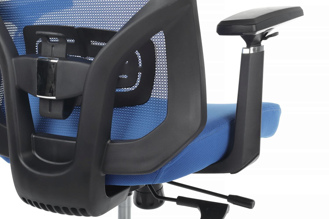 кресло rv chair step a2320 синяя сетка / синяя ткань фото