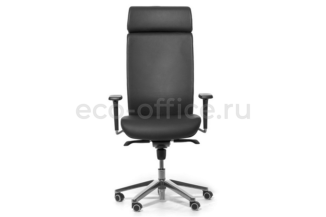 Кресло руководителя Profoffice РОНАН Ш RONAN W Dakota black NEW Чёрная кожа  стоимость