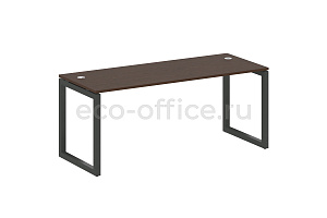 Стол письменный METAL SYSTEM QUATTRO 5x5 50БО.СП-5 Венге Цаво / Антрацит металл фото