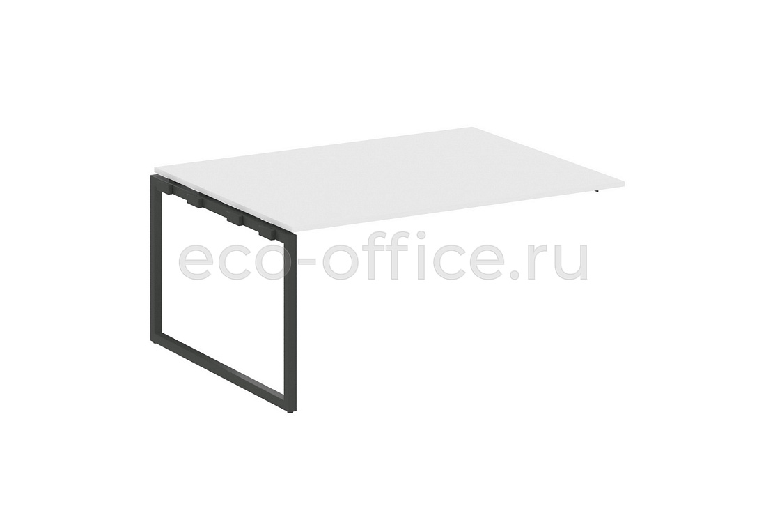 Проходной наборный элемент переговорного стола METAL SYSTEM QUATTRO 4x4 40БО.ППРГ-4 Белый / Антрацит металл  стоимость