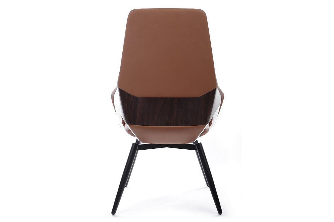 Конференц-кресло RV Design AURA-ST FK005-C Светло-коричневая кожа  стоимость