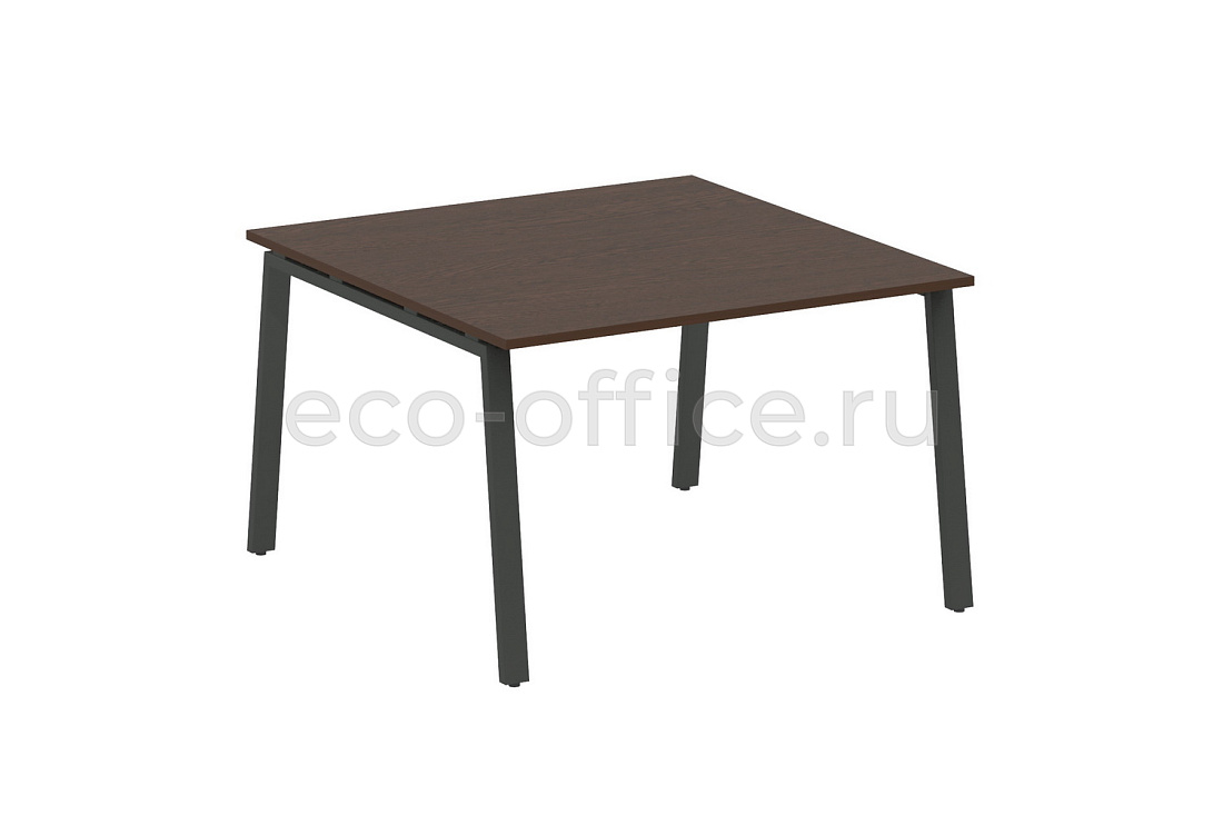 Стол переговорный (1 столешница) METAL SYSTEM STYLE БА.ПРГ-1.2 Венге Цаво / Антрацит металл  стоимость