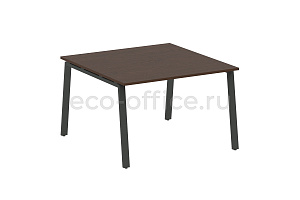 Стол переговорный (1 столешница) METAL SYSTEM STYLE БА.ПРГ-1.2 Венге Цаво / Антрацит металл фото