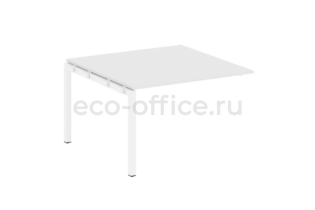Проходной наборный элемент переговорного стола METAL SYSTEM QUATTRO 5x5 50БП.ППРГ-2 Белый / Белый металл  стоимость