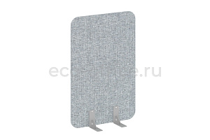 Перегородка на опорах с фетровыми подпятниками R-LINE SOFT AP.F-80-120 Рогожка Romeo 01 / Серый металл фото
