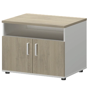 Тумба для оргтехники Protech СМТ-2ДН Тип2 Белый/Кронберг фото