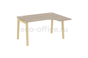 Стол эргономичный правый ONIX WOOD OW.SA-3 (R) Дуб Аттик / Дуб Светлый фото