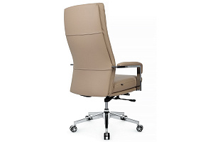 Кресло руководителя RV Chair LEON A916-1 Бежевая экокожа фото