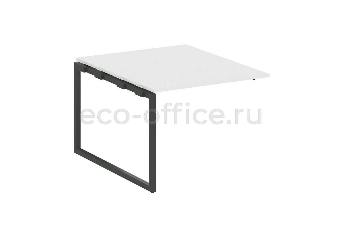 Проходной наборный элемент переговорного стола METAL SYSTEM QUATTRO 4x4 40БО.ППРГ-1 Белый / Антрацит металл  стоимость