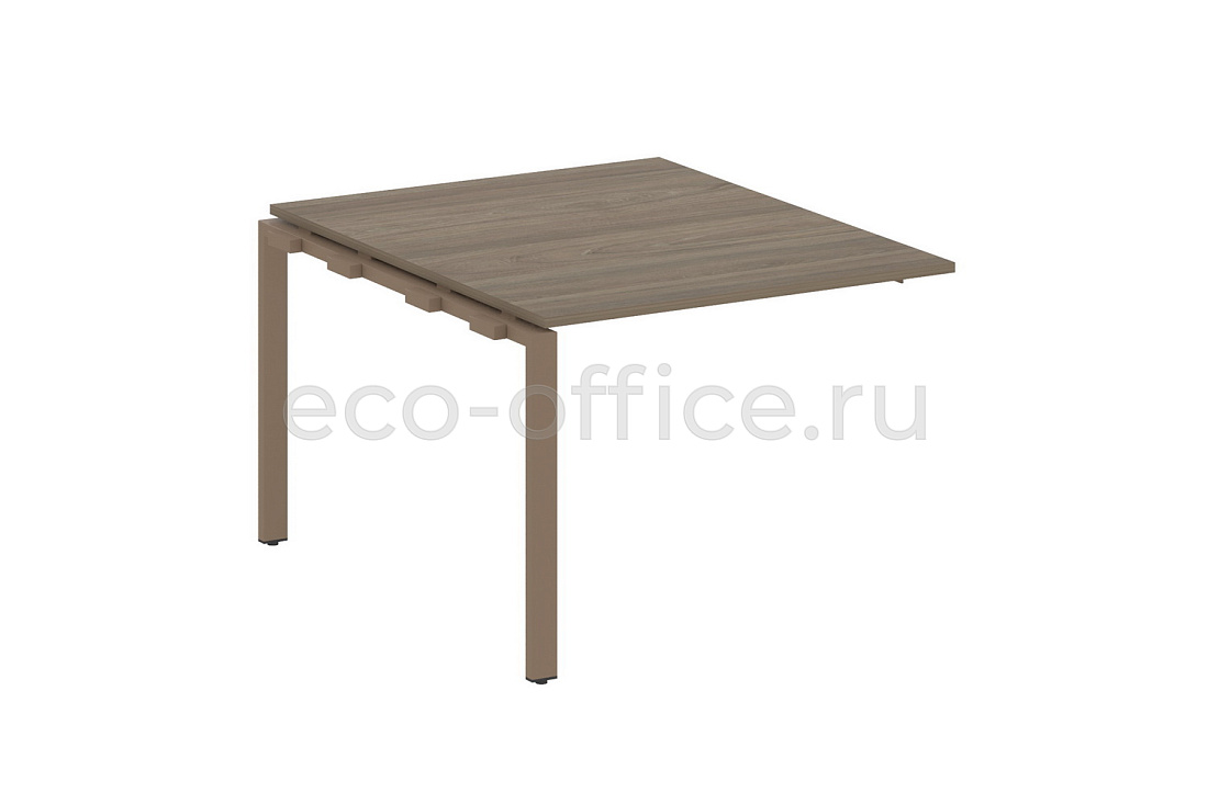 Проходной наборный элемент переговорного стола METAL SYSTEM STYLE БП.ППРГ-1 Вяз Благородный / Мокко металл  стоимость