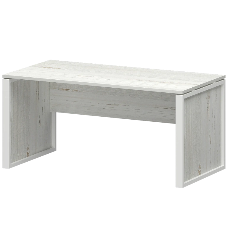 стол руководителя protech нтм-160 сосна винтер/белый фото