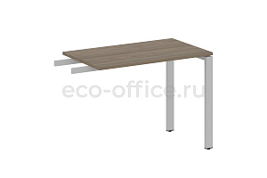 Приставной элемент на П-образном м/к METAL SYSTEM STYLE БП.ПР-3 Вяз Благородный / Серый металл фото