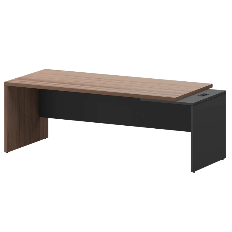 стол руководителя правый protech kz-22r темный шимо/графит фото