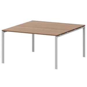 Стол переговорный на металлокаркасе Protech АМП-003.123 Орех/Белый фото