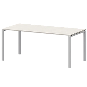 Стол на металлокаркасе для заседаний Protech АМ-0058 Ясень шимо/Белый фото