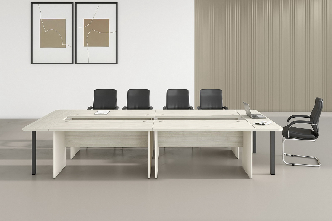 мебель для персонала new line дуб шамони светлый фото