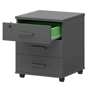 Тумба подкатная Protech СМТ-3П Графит фото