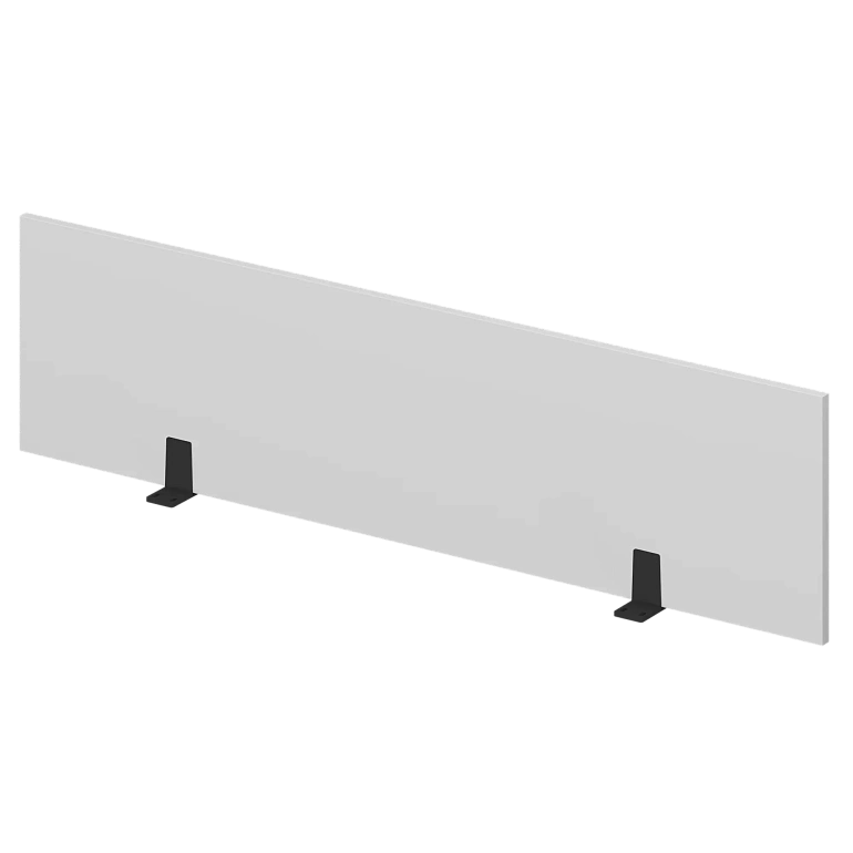 экран для одиночного стола protech смэ18-14 белый/антрацит фото