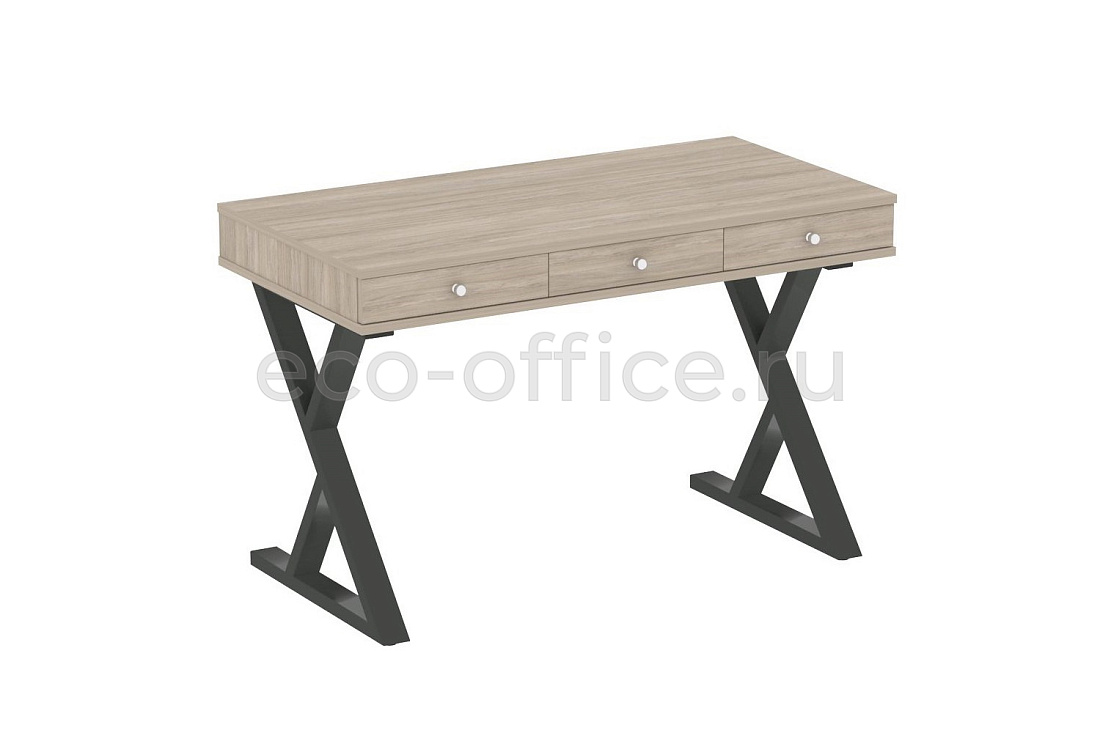 Стол на металлокаркасе HomeOffice VR.SP-1-118.M antracite Дуб Аттик  стоимость