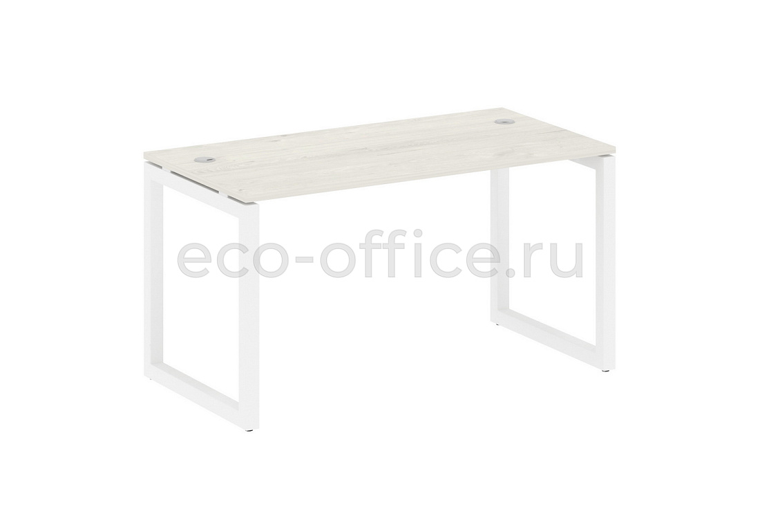Стол письменный METAL SYSTEM QUATTRO 5x5 50БО.СП-3 Дуб Наварра / Белый металл  стоимость