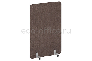 Перегородка на металлических опорах, на роликах R-LINE SOFT AP.R-120-180 Рогожка Romeo 01 / Серый металл фото